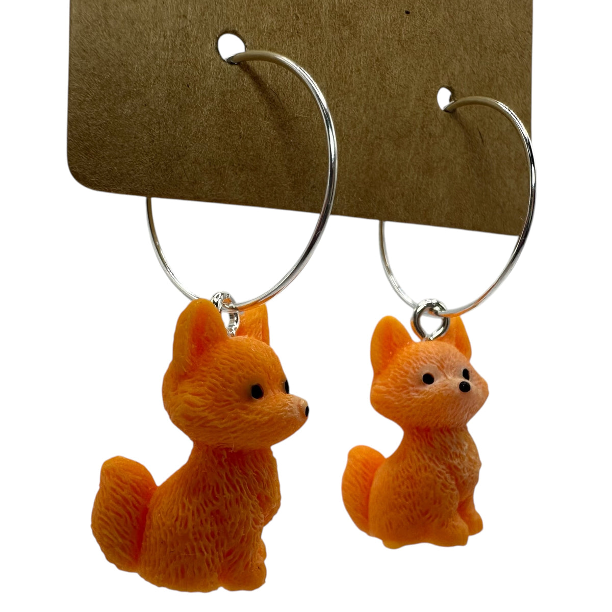 Autumn Fox Charm Earrings