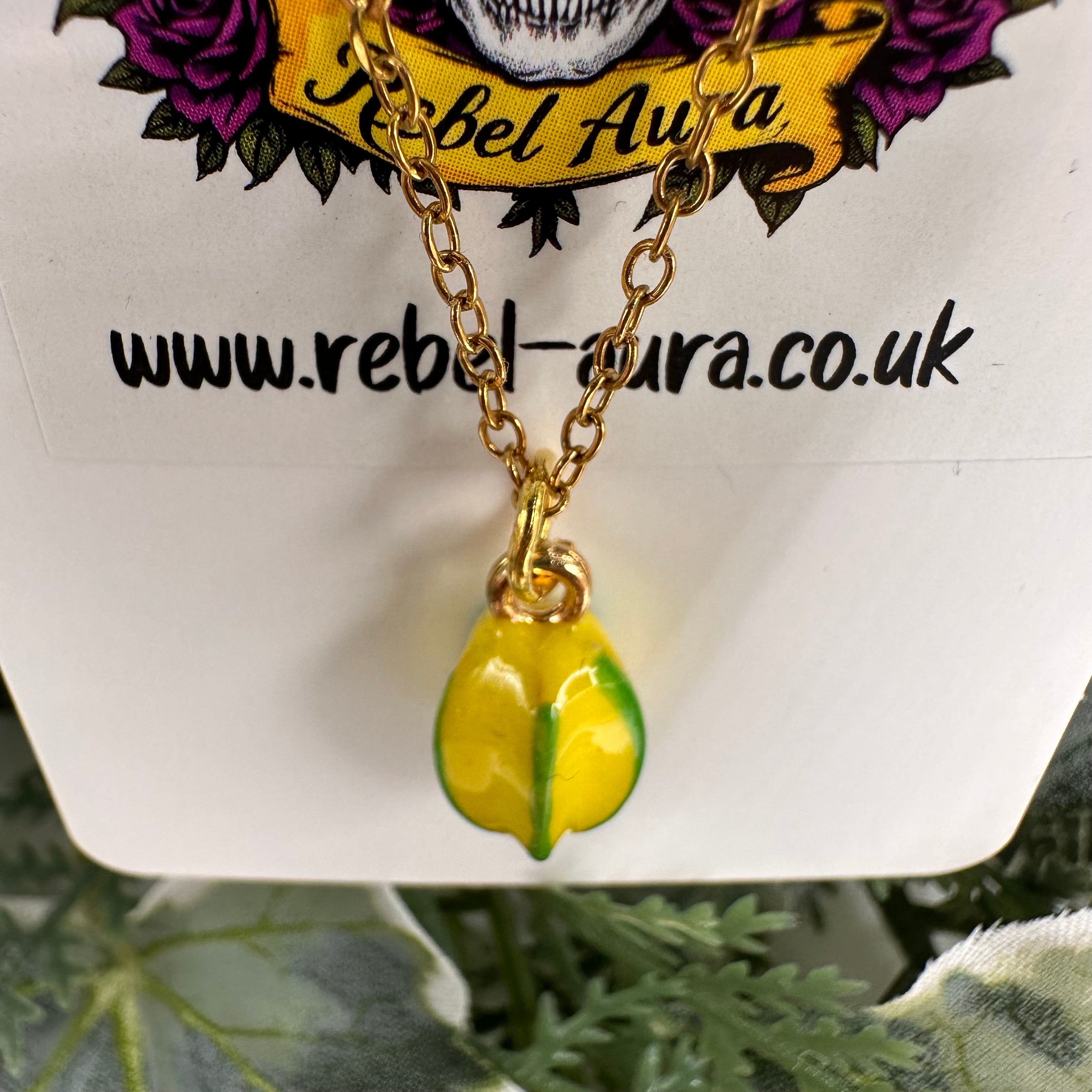 Star Fruit Charm Necklace