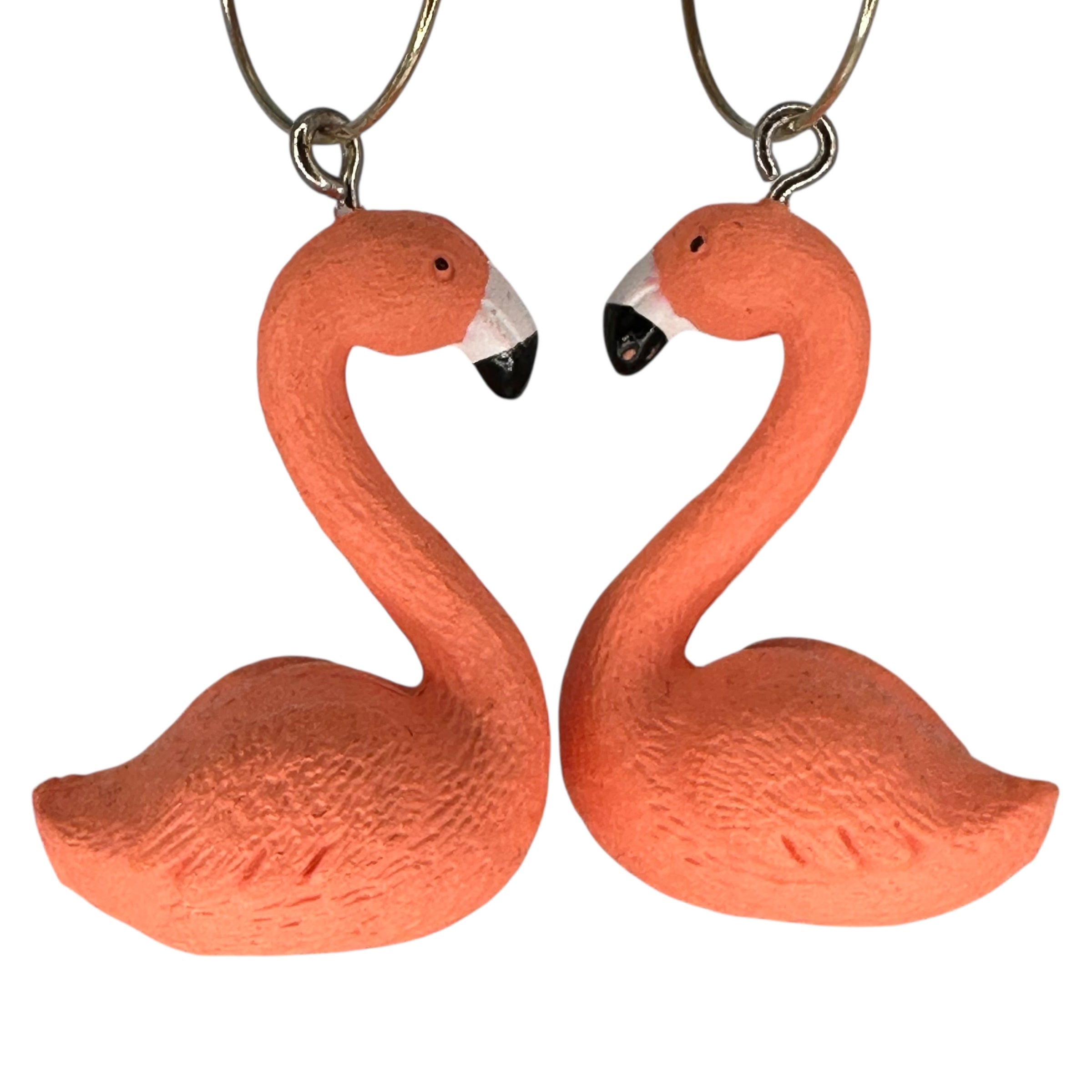 Flamingo Charm Earrings