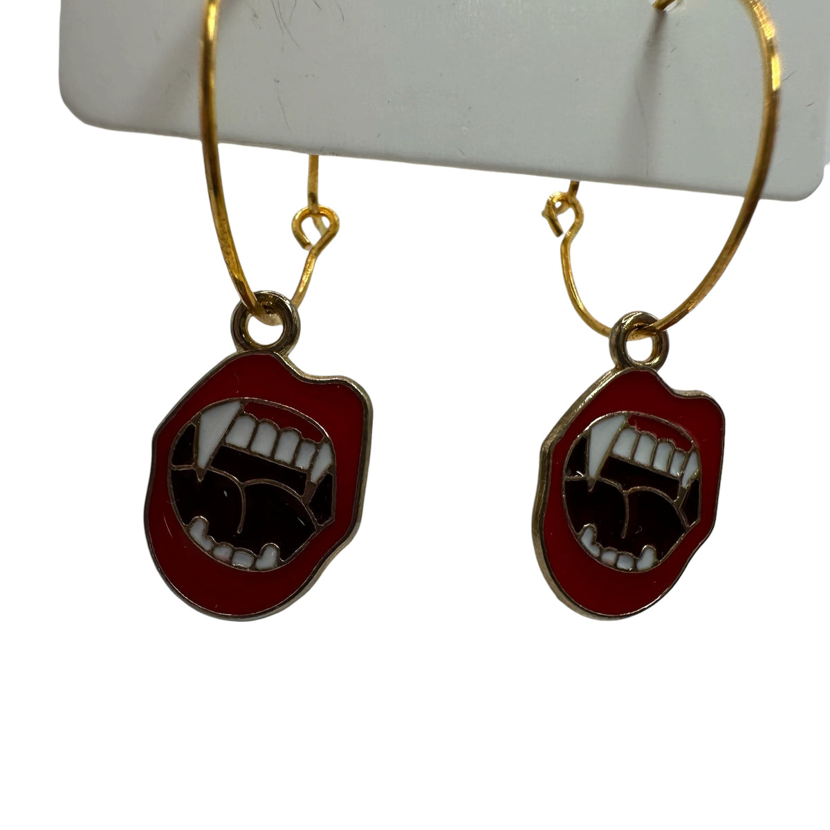 Vampire Bite Charm Earrings