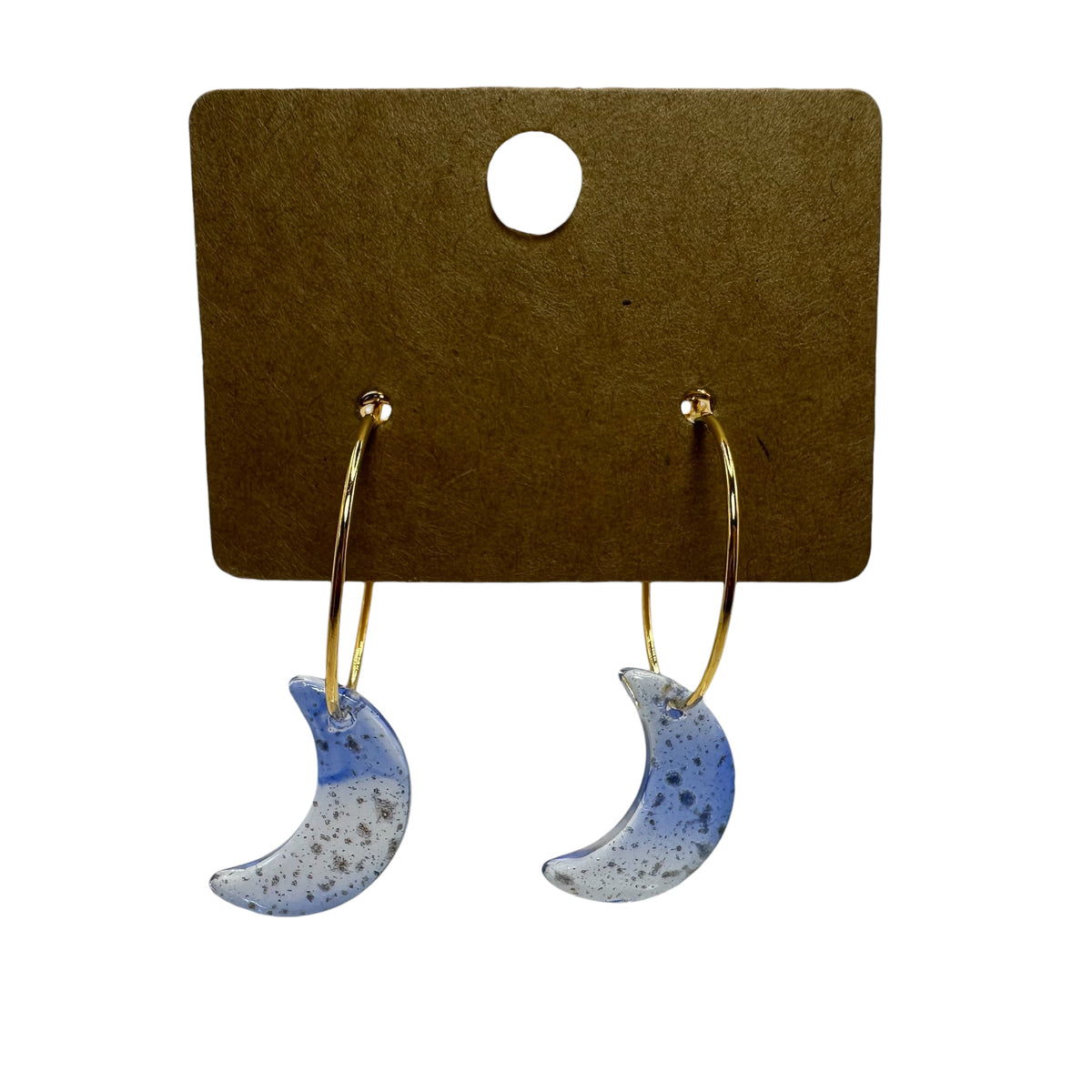 Midnight Moon Charm Earrings