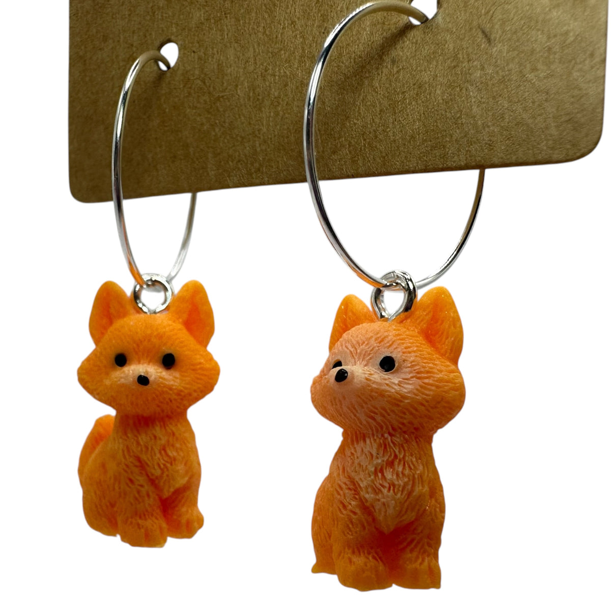 Autumn Fox Charm Earrings