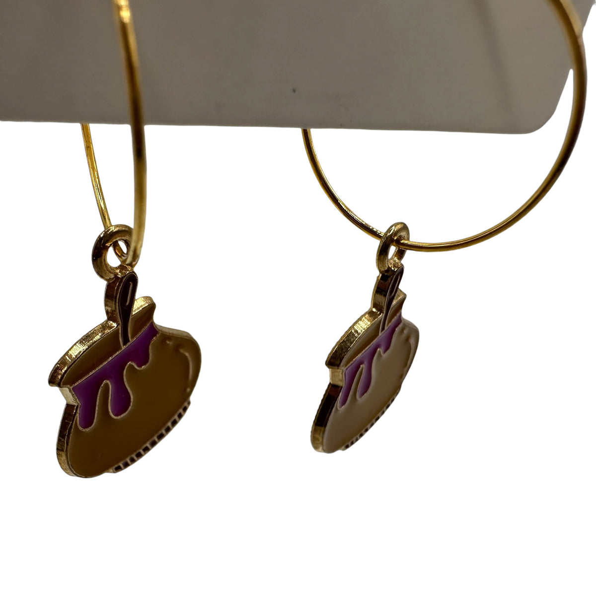Dripping Cauldron Charm Earrings