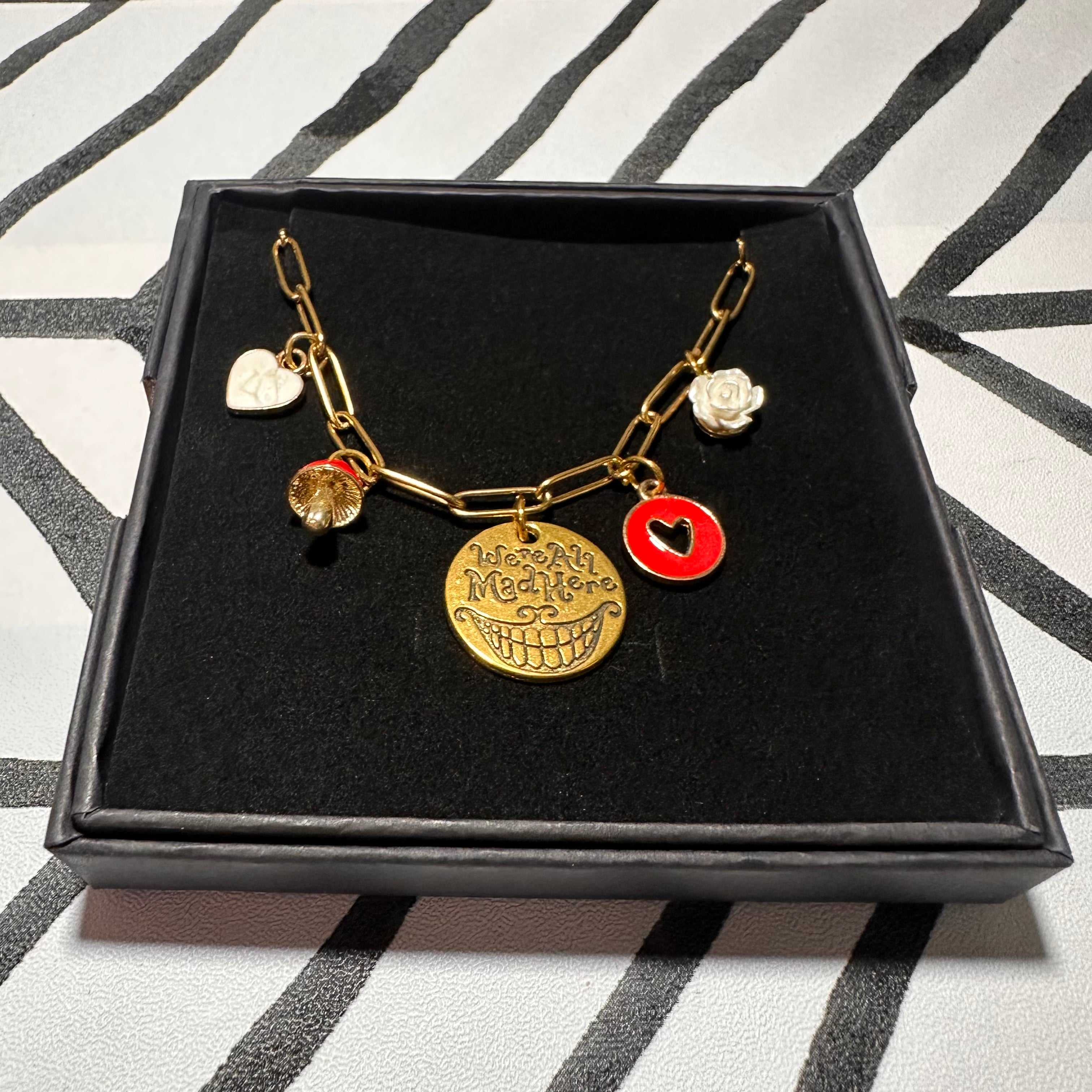 We’re All Mad Here Multi-Charm Necklace