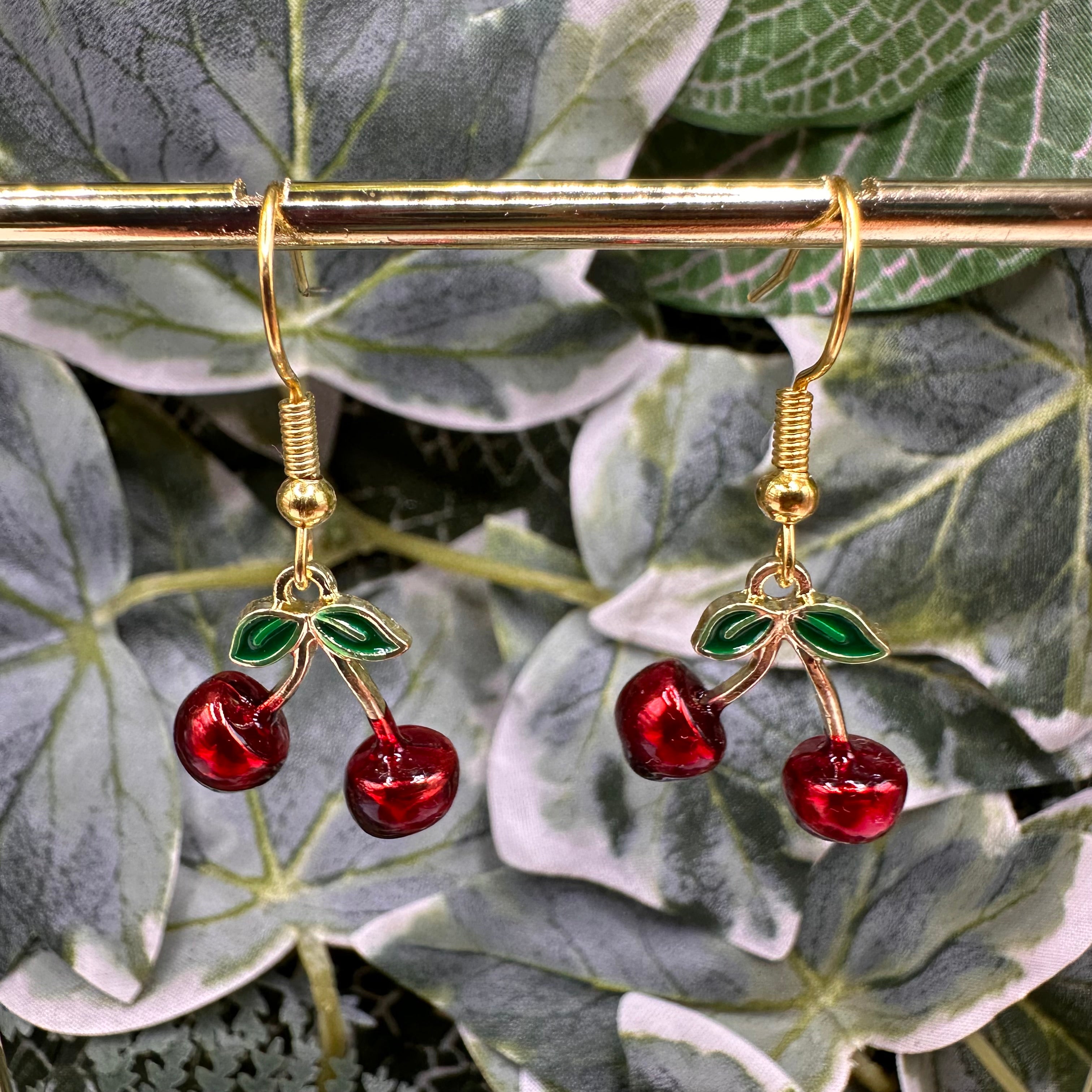 Cherry Charm Earrings
