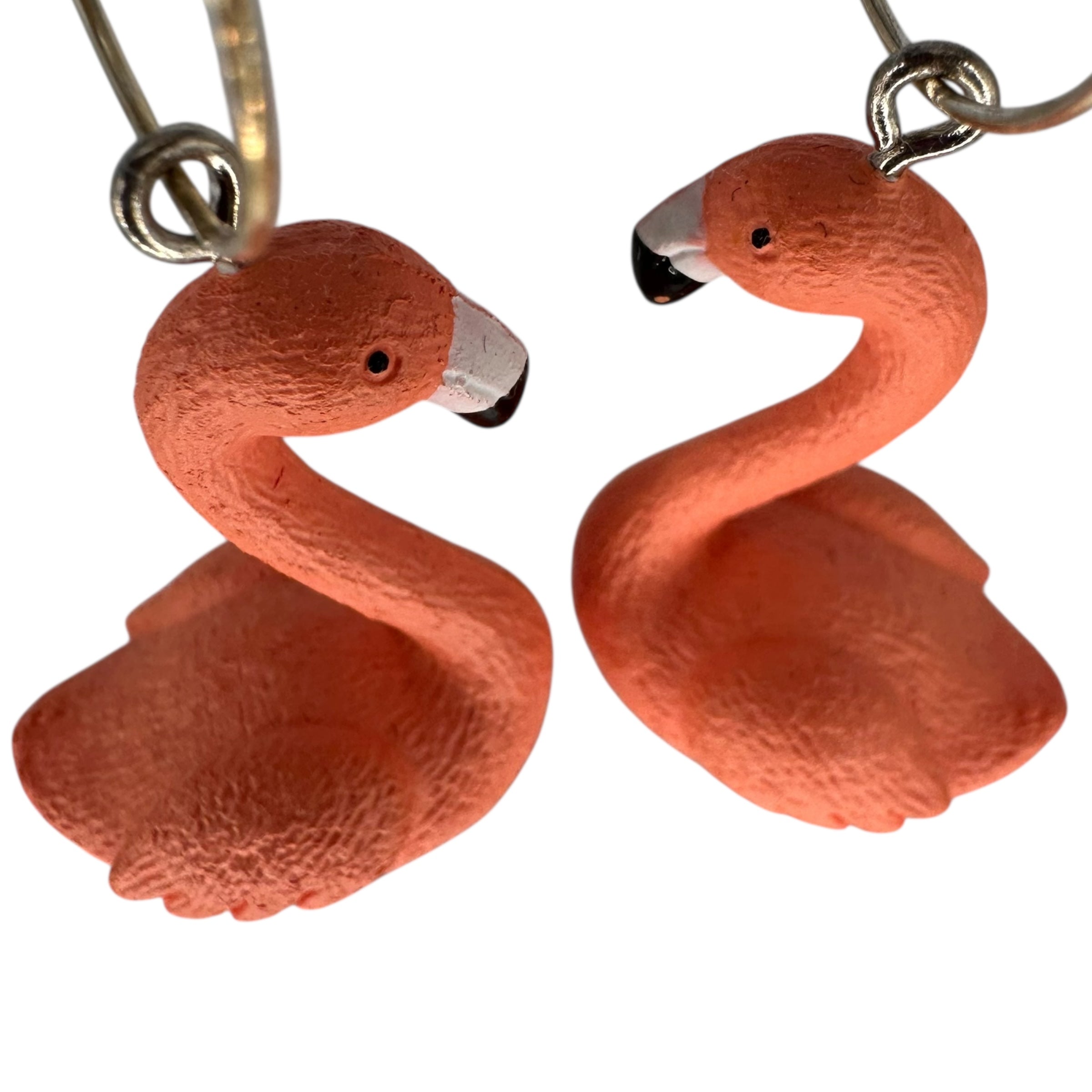 Flamingo Charm Earrings