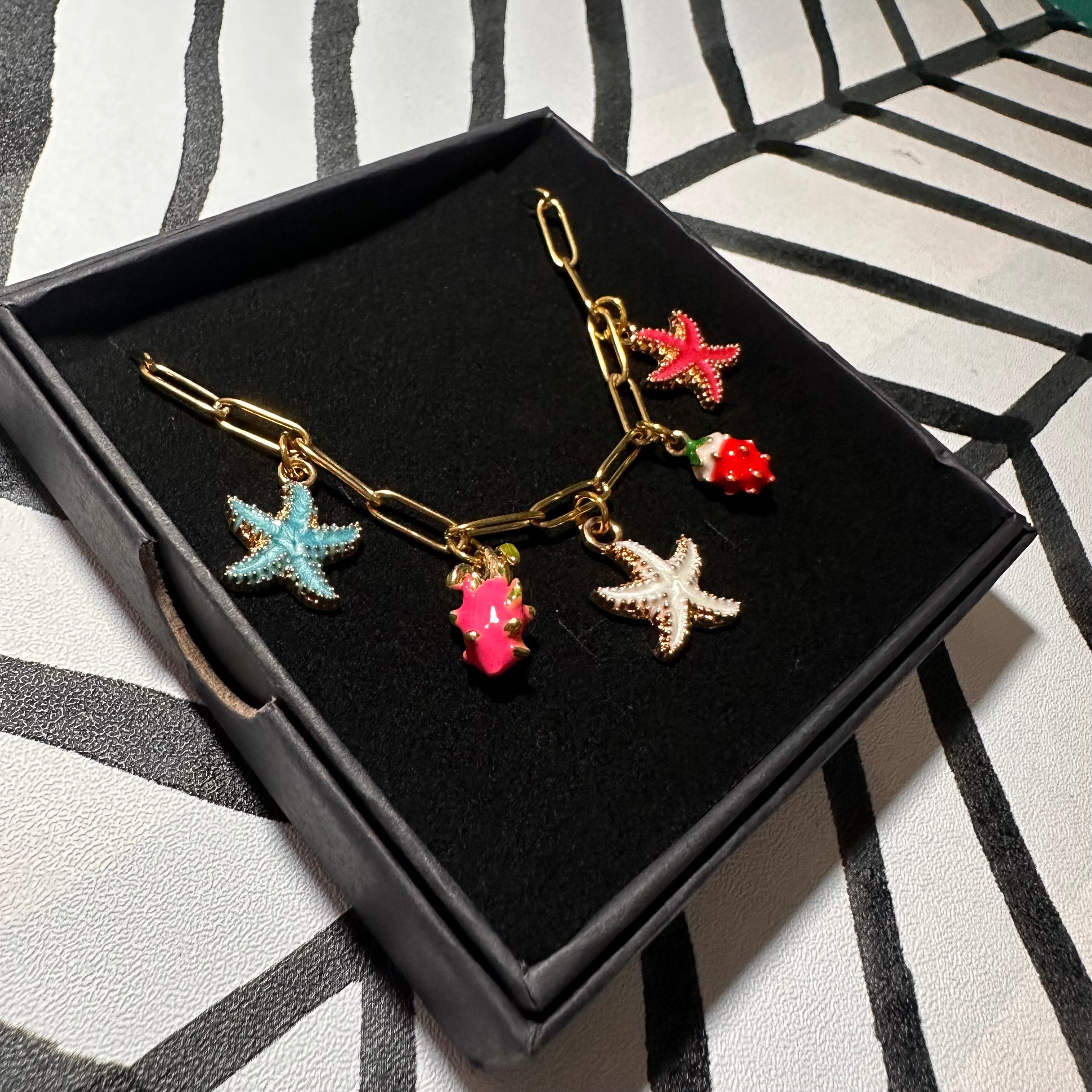 Tropical Splash Multi-Charm Necklace