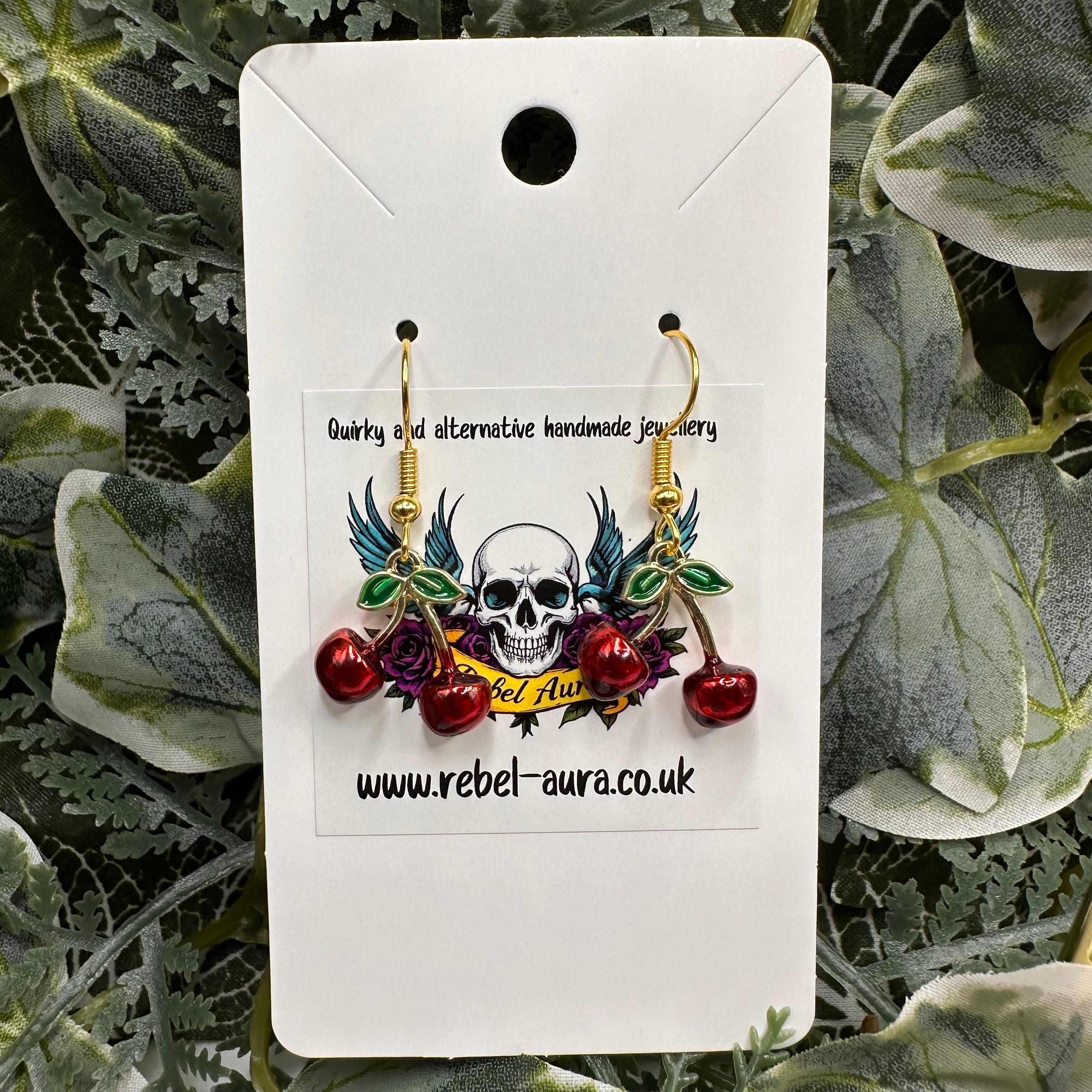 Cherry Charm Earrings