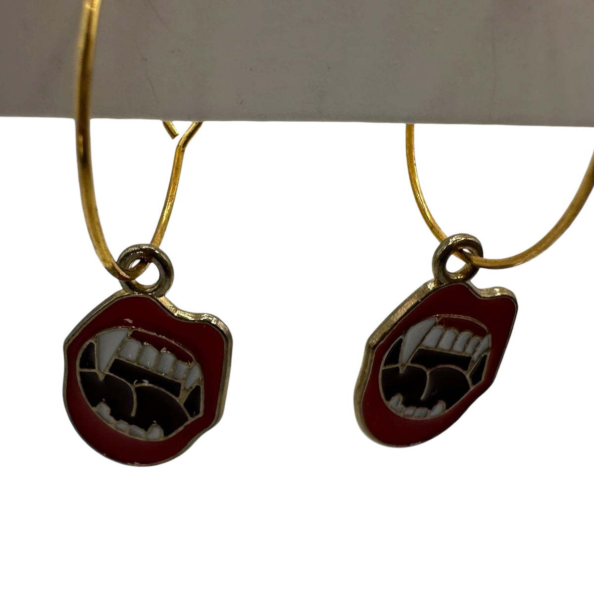 Vampire Bite Charm Earrings