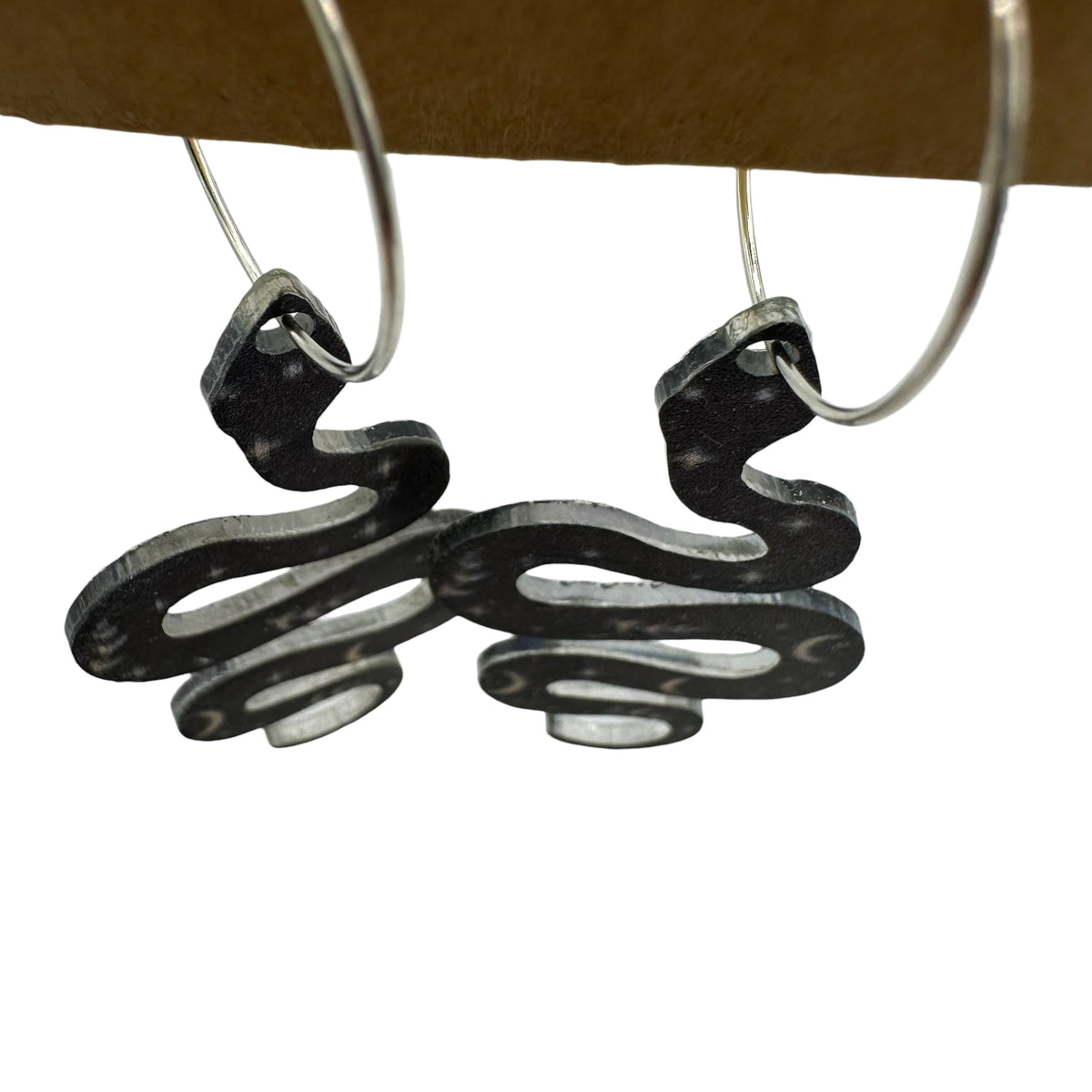 Celestial Snake Charm Earrings