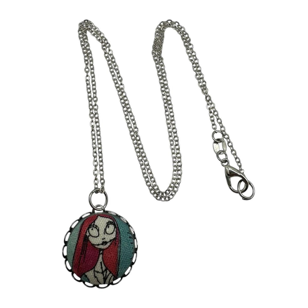 Nightmare Before Christmas necklace, quirky alternative UK jewellery